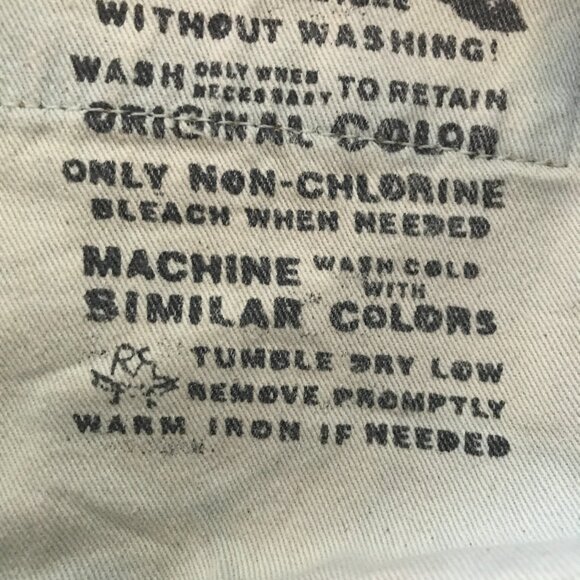 Ralph Lauren Double RL Jean Men 30x26 Blue Low Rise Button Fly Dark Wash Stretch - Picture 11 of 13